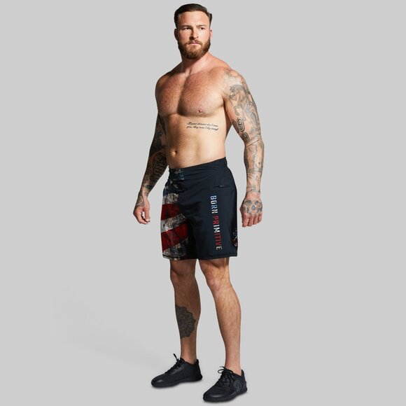 Born Primitive Mens American Defender Short Velcro 3.0 (Patriot) Size 34 - Picture 9 of 9